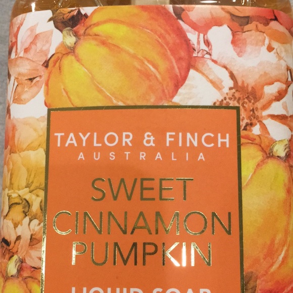 Taylor Finch Australia Sweet Cinnamon Pumpkin Scented Hand Soap XL 24 oz NWT - Picture 4 of 15